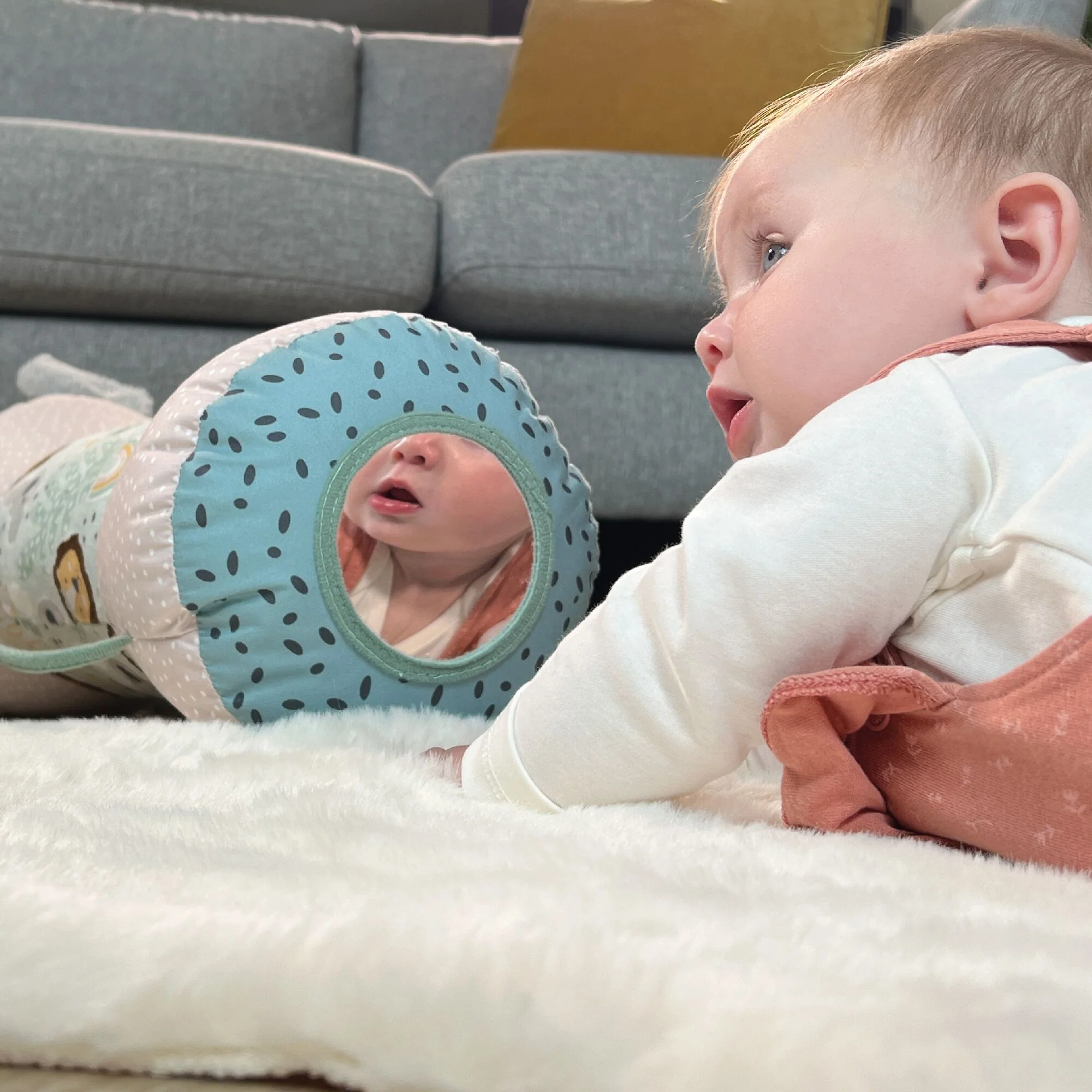 Animal Adventures Tummy Time Pillow - Image 4