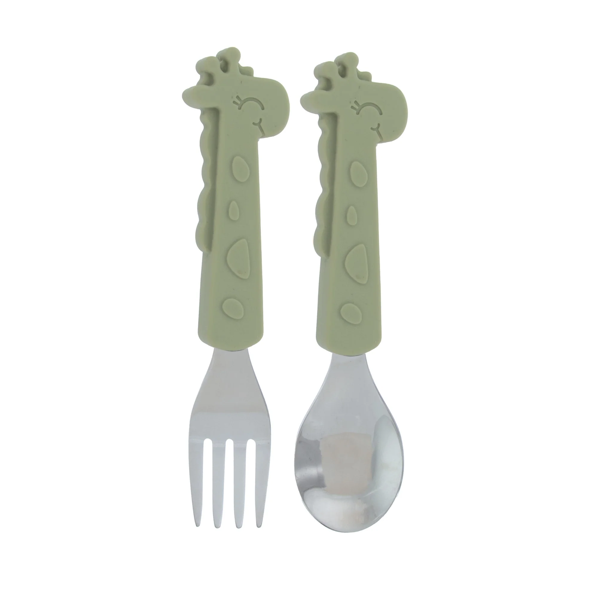 Animal Friends 6-Piece Dinnerware Set - Green Giraffe - Image 6