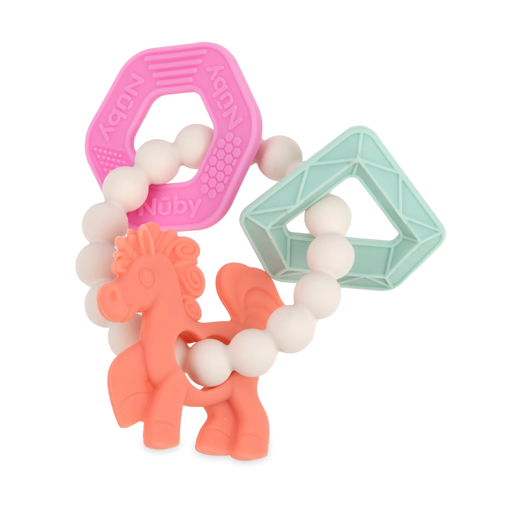 Soft Silicone Chewy Charms Teething Ring - Image 3