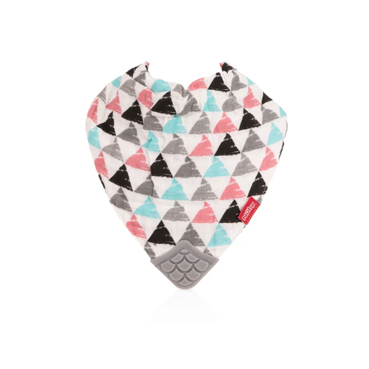 100% Natural Cotton Muslin Teething Bib - Image 7