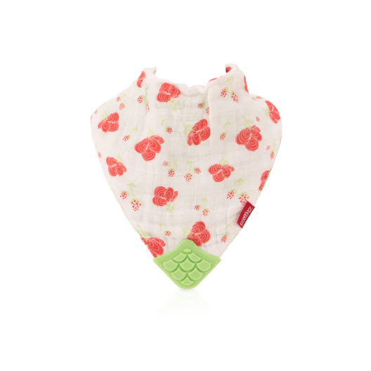 100% Natural Cotton Muslin Teething Bib - Image 8