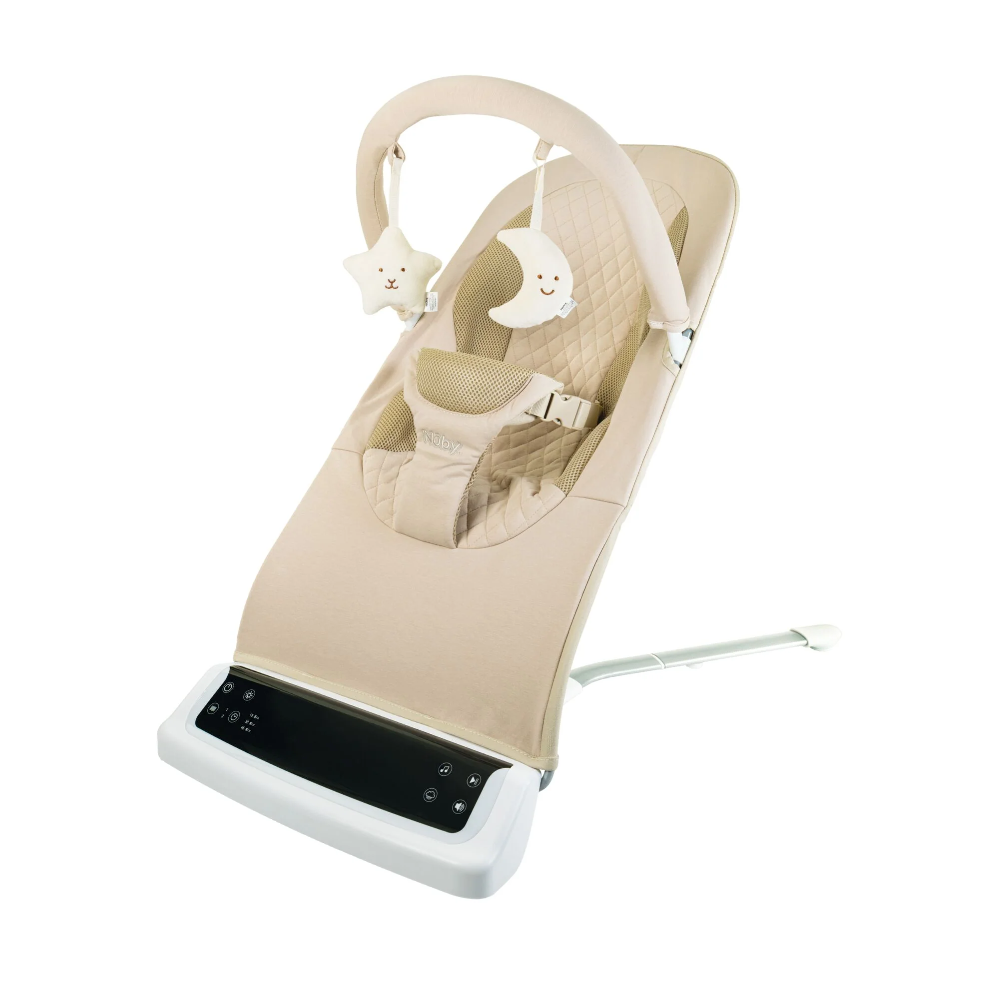 Deluxe Baby Bouncer Seat | Khaki - Image 5