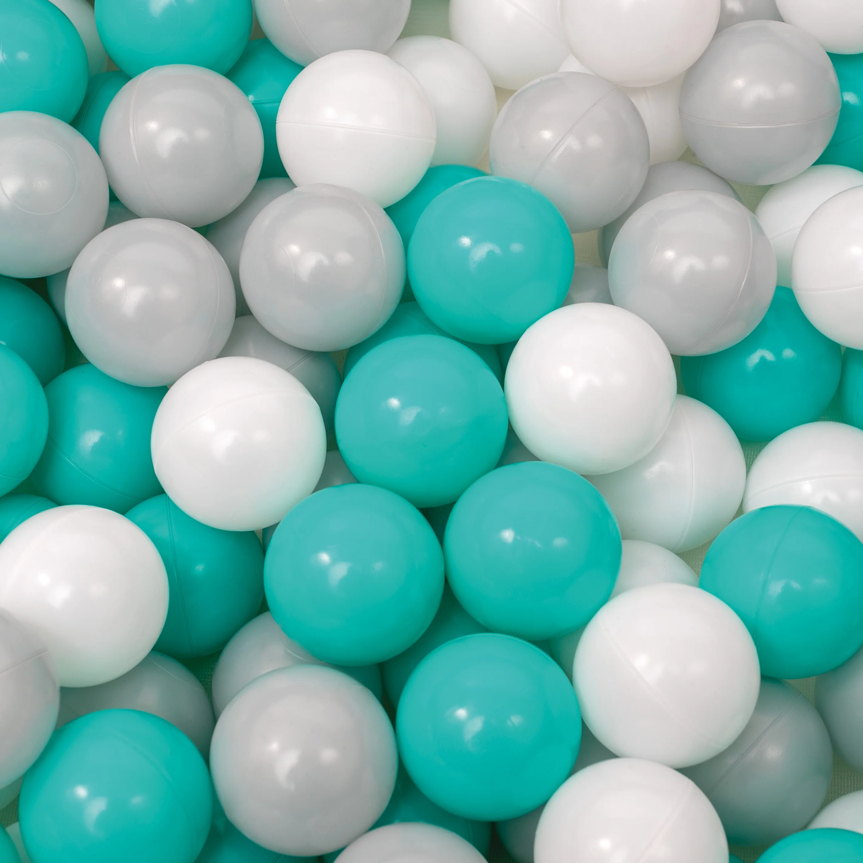 Kids' Ball Pit for Home with 200 Balls | Aqua - Image 7
