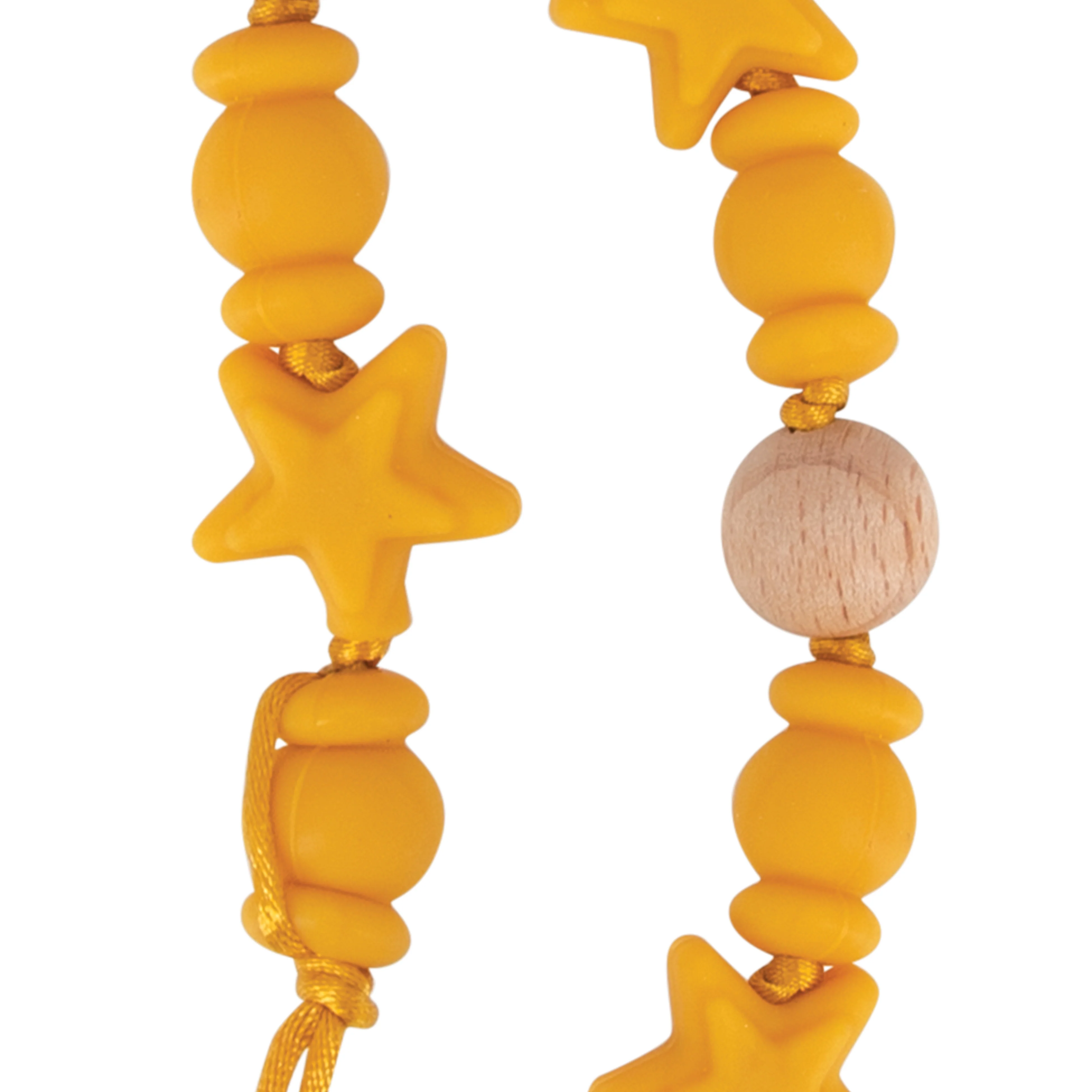 Silicone and Wood Beaded Pacifier Clip - Image 13