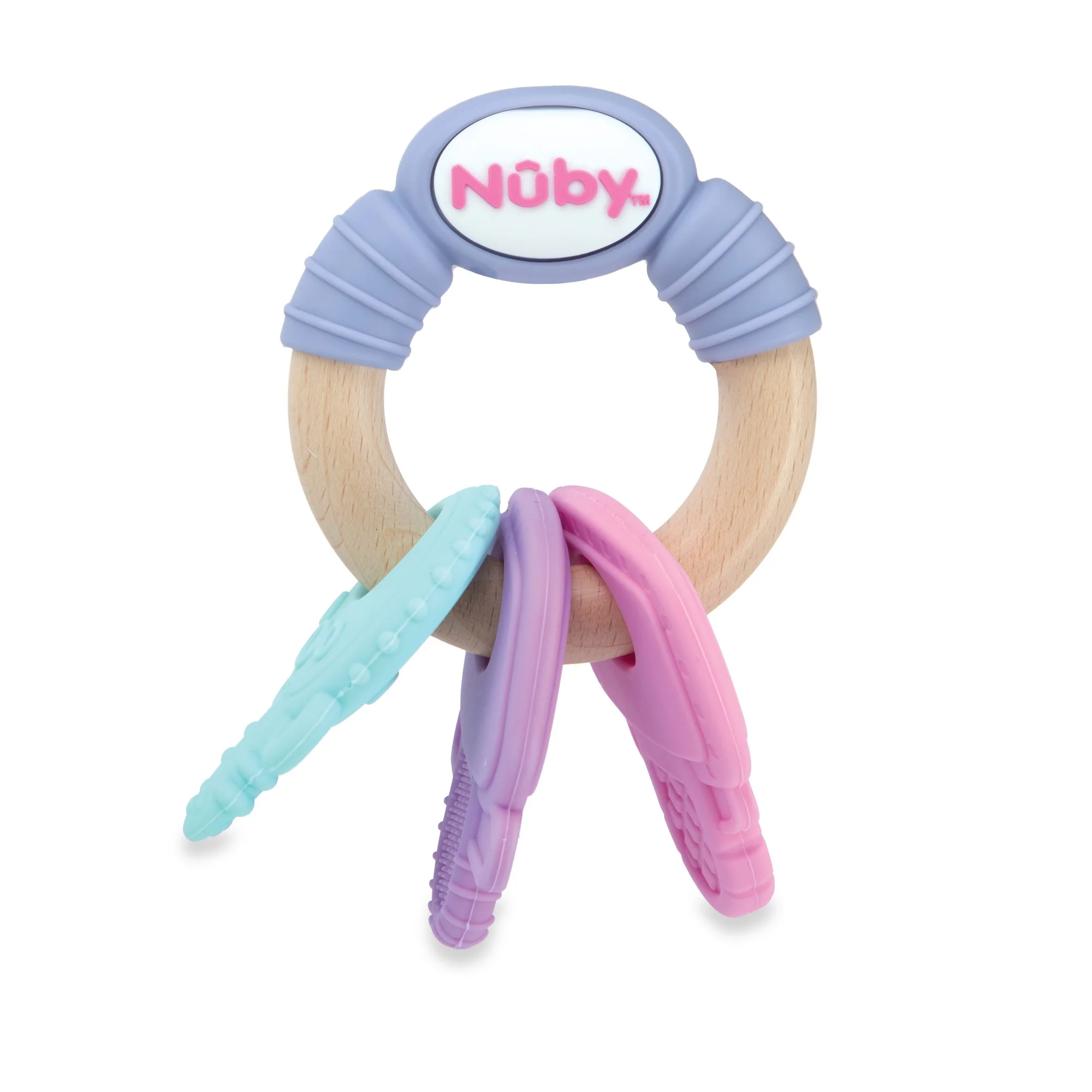 Wood and Silicone Natural Teether Keys - Image 4